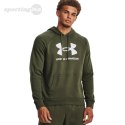 Bluza męska Under Armour Rival Fleece Logo HD oliwkowa 1379758 390 Under Armour