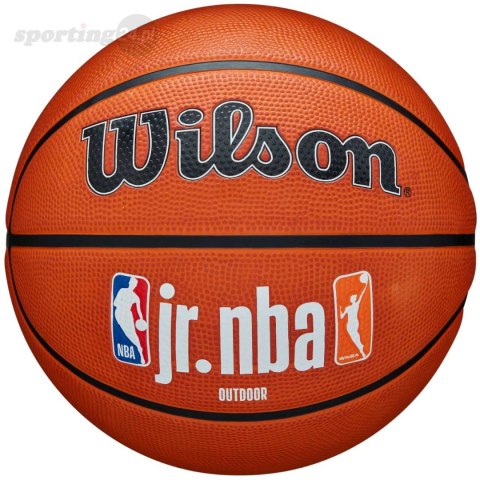 Piłka koszykowa Wilson JR NBA Logo Auth Outdoor pomarańczowa WZ3011801XB7 Wilson