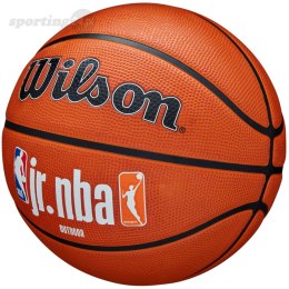 Piłka koszykowa Wilson JR NBA Logo Auth Outdoor pomarańczowa WZ3011801XB7 Wilson