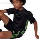 Koszulka dla dzieci adidas Tabela 23 Jersey czarno-limonkowa JJ1155 Adidas teamwear