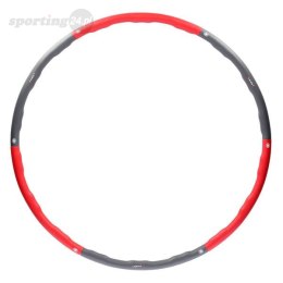 HHP002 RED-GREY HULA HOP 1,2KG 100CM HMS