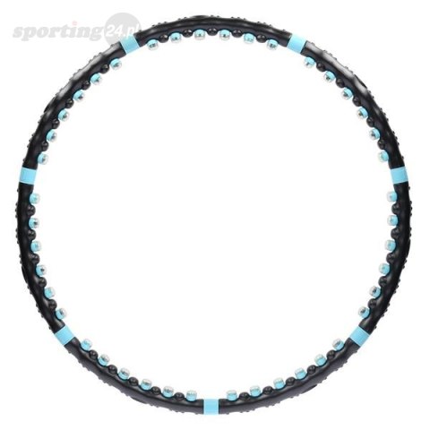 HHP006 BLACK-BLUE HULA HOP MASUJĄCY Z MAGNESAMI 98CM HMS