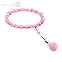 HHW02 HULA HOP LIGHT PINK Z WYPUSTKAMI I OBCIĄŻNIKIEM HMS