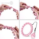 HHW11 PLUS SIZE HULA HOP LIGHT PINK Z WYPUSTKAMI I OBCIĄŻNIKIEM HMS