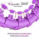 HHW12 PLUS SIZE HULA HOP VIOLET Z WYPUSTKAMI I OBCIĄŻNIKIEM HMS