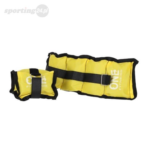 WW02 YELLOW OBCIĄŻNIKI 2 x 1.5 KG ONE FITNESS