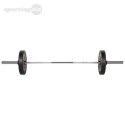 GO900 GRYF OLIMPIJSKI 20KG 2200MM HMS PREMIUM + ZG1500 SILVER ZACISKI LOCK JAW (2 szt)