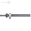 GO901 GRYF OLIMPIJSKI 20KG 2200MM HMS PREMIUM + ZG1500 SILVER ZACISKI LOCK JAW (2 szt)