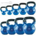 KNV08 BLUE KETTLEBELL ŻELIWNY POKRYTY WINYLEM HMS