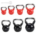 KTC06 RED UCHWYT CHROM RADEŁKOWANY KETTLEBELL ŻELIWNY HMS