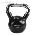 KTC12 BLACK UCHWYT CHROM RADEŁKOWANY KETTLEBELL ŻELIWNY HMS