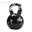 KTC12 BLACK UCHWYT CHROM RADEŁKOWANY KETTLEBELL ŻELIWNY HMS