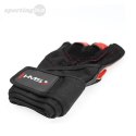 RST01 BLACK/RED ROZM. L RĘKAWICE NA SIŁOWNIĘ HMS