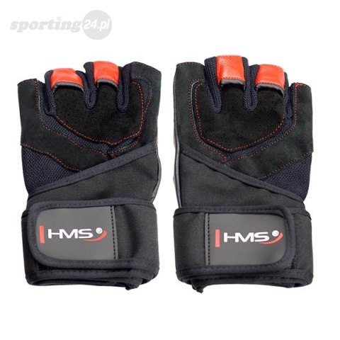 RST01 BLACK/RED ROZM. XL RĘKAWICE NA SIŁOWNIĘ HMS