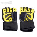 RST01 BLACK/YELLOW ROZM. L RĘKAWICE NA SIŁOWNIĘ HMS