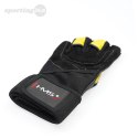 RST01 BLACK/YELLOW ROZM. L RĘKAWICE NA SIŁOWNIĘ HMS