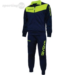 Dres Givova Tuta Visa Fluo granatowo-zielony TR018F 0419 Givova