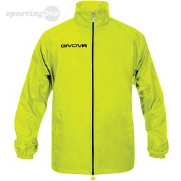 Kurtka Givova Rain Basico Fluo żółta RJ001 0019 Givova