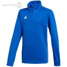 Bluza dla dzieci adidas Core 18 Training Top JUNIOR niebieska CV4140 Adidas teamwear