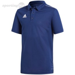 Koszulka dla dzieci adidas Core 18 Polo JUNIOR granatowy CV3680 Adidas teamwear