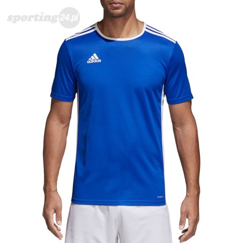 Koszulka męska adidas Entrada 18 Jersey niebieska CF1037 Adidas teamwear