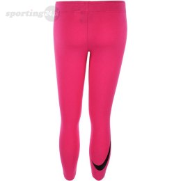 Legginsy dla dzieci Nike G NSW Tight Club Logo różowe 844965 615 Nike