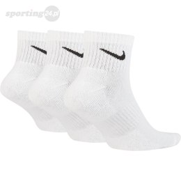 Skarpety Nike Value Cotton Quarter 3 pary białe SX4926 101 Nike