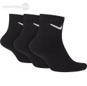 Skarpety Nike Value Cotton Quarter 3 pary czarne SX4926 001 Nike