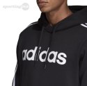 Bluza męska adidas Essentials 3S PO FL czarna DQ3096 Adidas