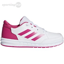 Buty dla dzieci adidas AltaSport K biało różowe D96870 Adidas