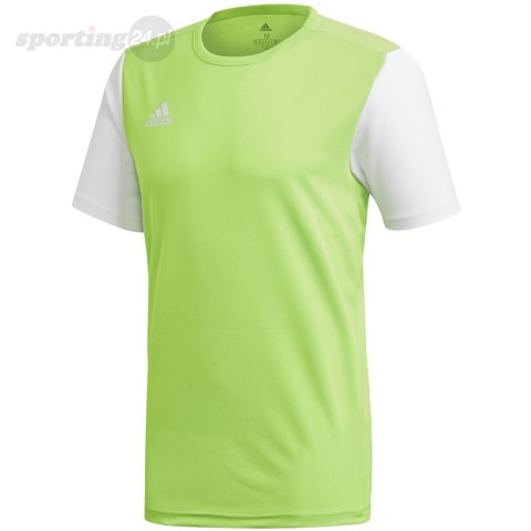 Koszulka dla dzieci adidas Estro 19 Jersey JUNIOR limonkowa GH1663 Adidas teamwear