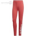 Legginsy damskie adidas W Essentials Linear Tight różowe DU0680 Adidas