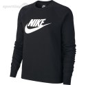 Bluza damska Nike Essentials Crew FLC HBR czarna BV4112 010 Nike