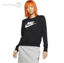 Bluza damska Nike Essentials Crew FLC HBR czarna BV4112 010 Nike