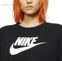 Bluza damska Nike Essentials Crew FLC HBR czarna BV4112 010 Nike