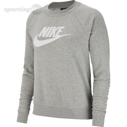 Bluza damska Nike Essentials Crew FLC HBR szara BV4112 063 Nike