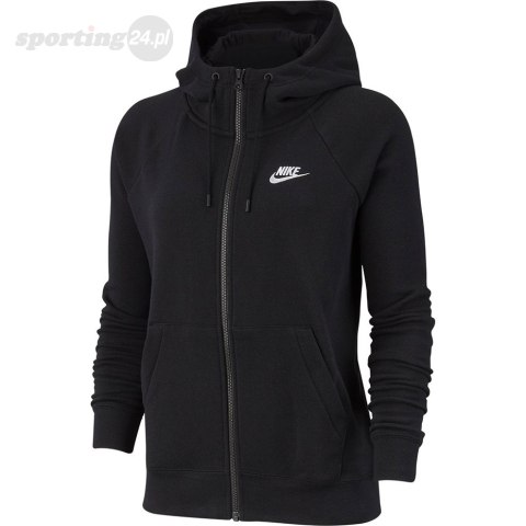 Bluza damska Nike Essentials Hoodie FZ FLC czarna BV4122 010 Nike