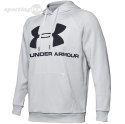 Bluza męska Under Armour Rival Fleece Logo Hoodie jasnoszara 1345628 014 Under Armour