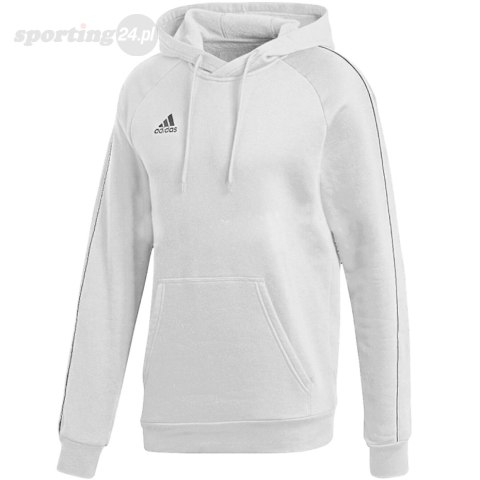 Bluza męska adidas Core 18 Hoody biała FS1895 Adidas teamwear