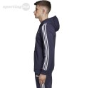 Bluza męska adidas Essentials 3 Stripes FZ FT granatowa DU0471 Adidas