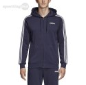 Bluza męska adidas Essentials 3 Stripes FZ FT granatowa DU0471 Adidas