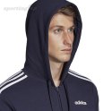 Bluza męska adidas Essentials 3 Stripes FZ FT granatowa DU0471 Adidas