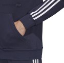 Bluza męska adidas Essentials 3 Stripes FZ FT granatowa DU0471 Adidas