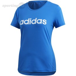 Koszulka damska adidas D2M Logo niebieska FL9230 Adidas