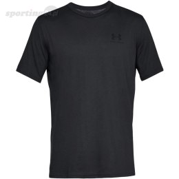 Koszulka męska Under Armour Sportstyle Left Chest SS czarna 1326799 001 Under Armour