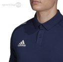 Koszulka męska adidas Condivo 20 Polo granatowo-biała ED9245 Adidas teamwear