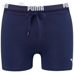 Spodenki kąpielowe męskie Puma Swim Men Logo Swim Trunk granatowe 907657 01 Puma