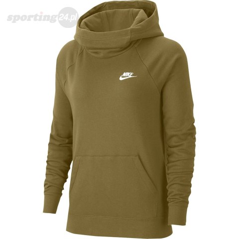 Bluza damska Nike Essentials Fnl Po Flc zielona BV4116 368 Nike