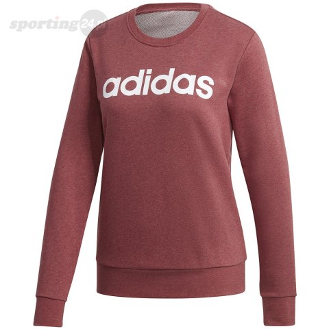 Bluza damska adidas Essentials Linear Crewneck bordowa GD2956 Adidas