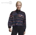 Bluza damska adidas W Ur Halfzip czarno-niebiesko-pomarańczowa FT9731 Adidas